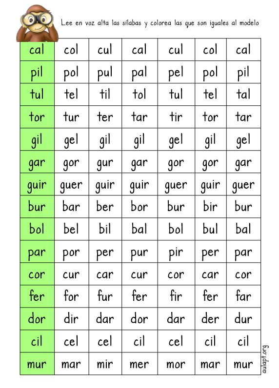 Tabla De Silabas Inversas Imagenes Educativas Images