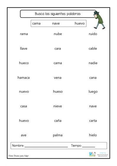 Ejercicio Para Trabajar La Velocidad Lectora